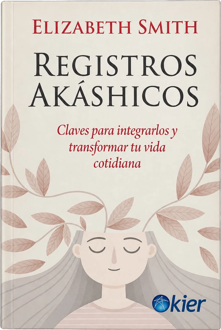 Tapa del libro «Registros Akáshicos», de Elizabeth Smith, Editorial Kier